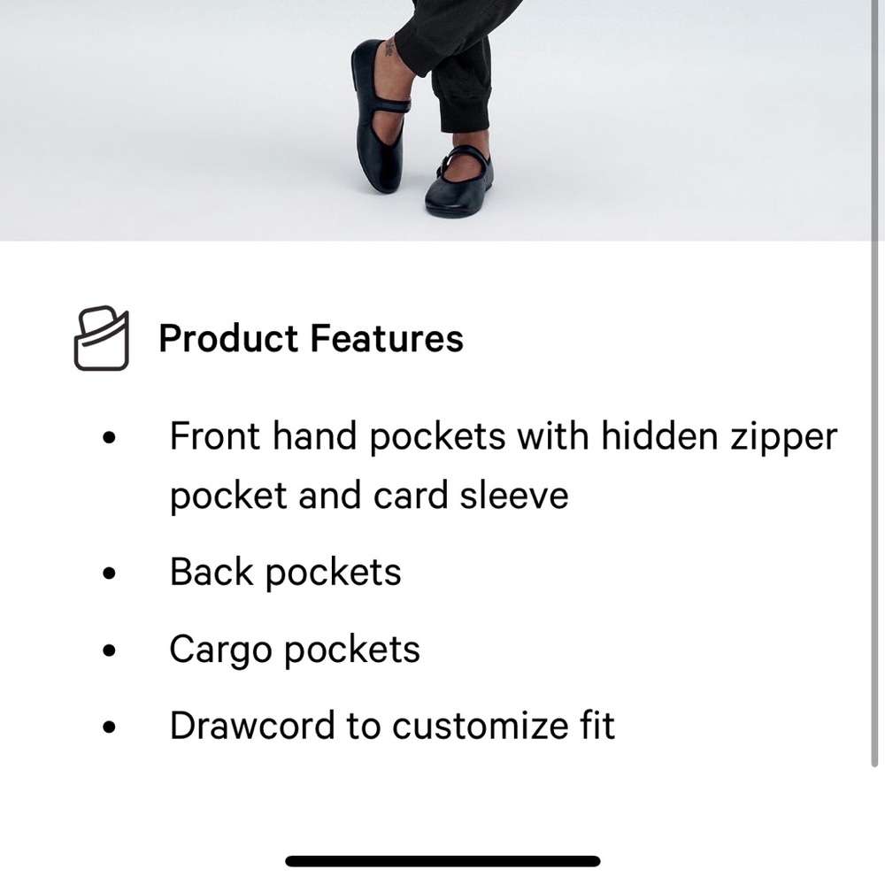 NWT - Lululemon, Dance Studio Relaxed-Fit Mid-Rise Cargo Jogger - Picture 9 of 9